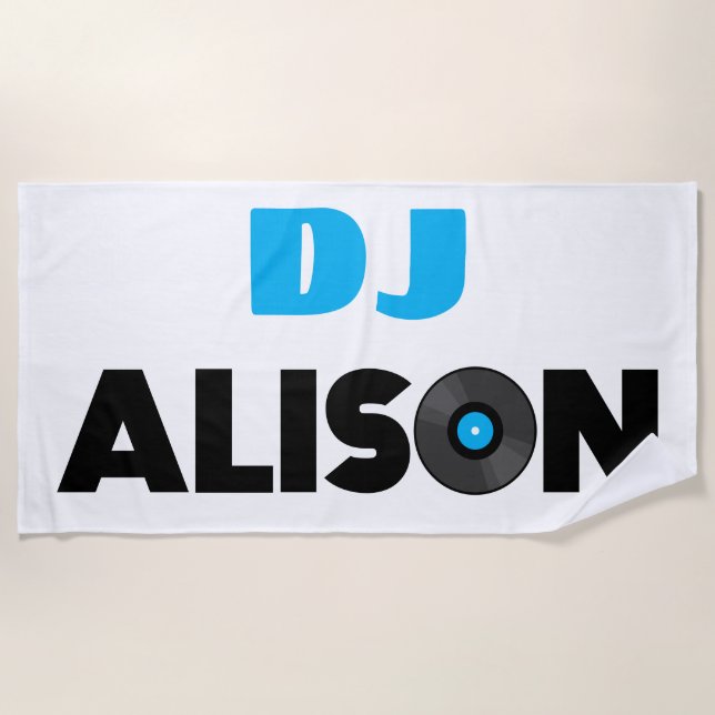 Alison DJ Strandtuch (Vorderseite)
