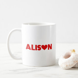 Alison Liebe Kaffeetasse