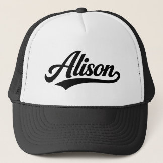 Alison name first last family gifts truckerkappe