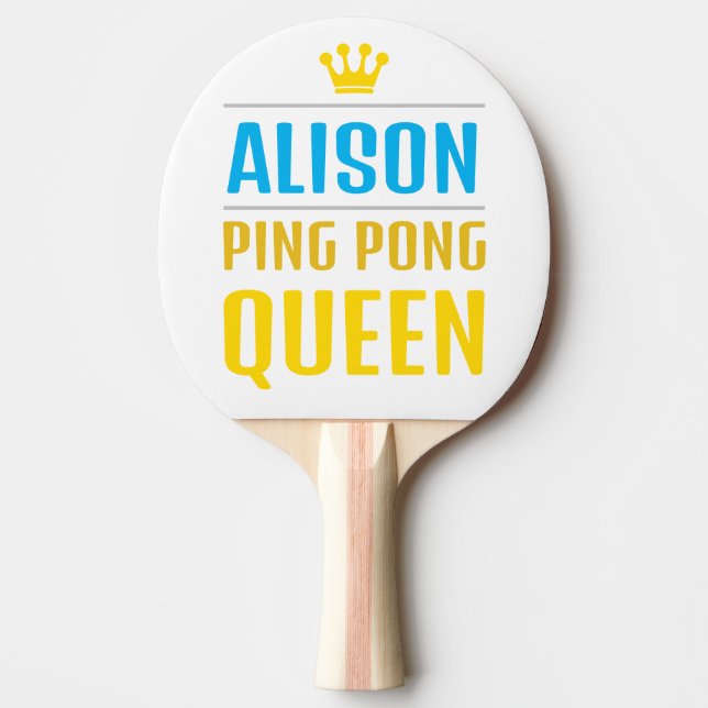 Alison Tischtennis Schläger (Vorderseite)