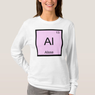 Alissa Name Chemie Element Periodensystem T-Shirt