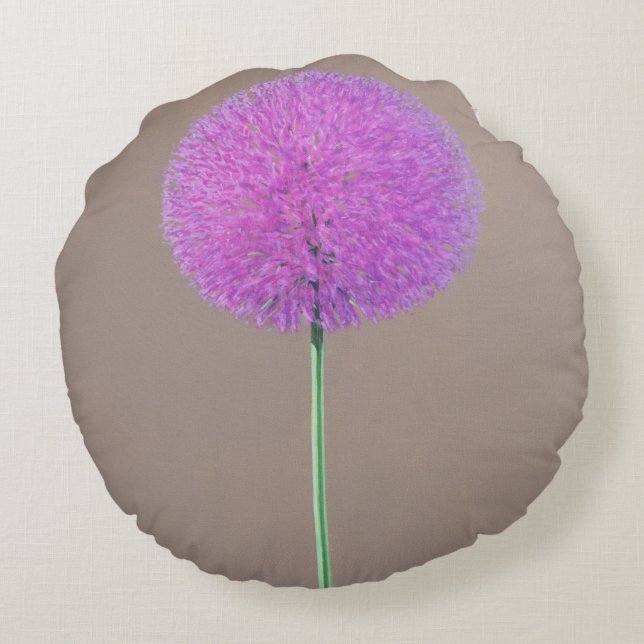 Alium Rundes Kissen (Rückseite)