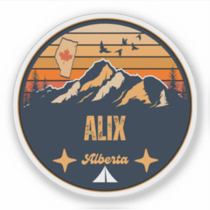 Alix, Alberta Aufkleber