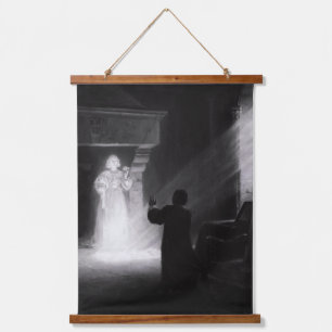 Alix Apparaissant Au Masque von Tony Robert-Fleury Wandteppich Mit Holzrahmen