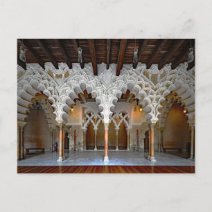 Aljaferia Palace. Innenansicht. Postkarte