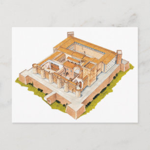 Aljaferia. Zaragoza Spanien. Islamischer Palast Postkarte