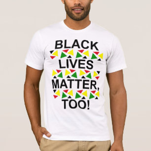 ALKEBULAN - BLM AUCH! STAMM (Schwarze Buchstaben) T-Shirt
