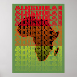 ALKEBULAN - FADE POSTER