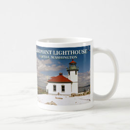Alki Point Lighthouse, Seattle Washington Tasse