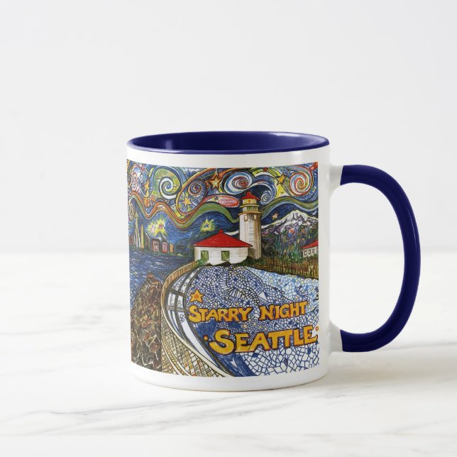 Alki Punkt-Leuchtturm Tasse (Rechts)