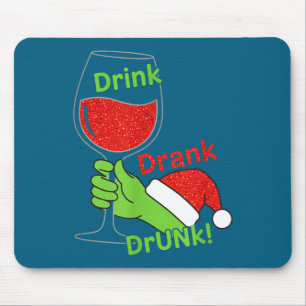 Alkohol &amp; Schwänze Trinken Trank Betrunken! Lu Mousepad
