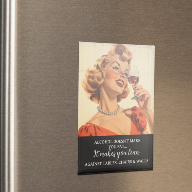 Alkohol macht dich nicht fett magnet (Von Creator hochgeladen)