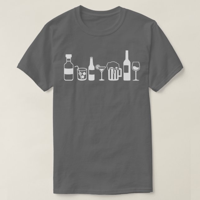 Alkohol T-Shirt (Design vorne)