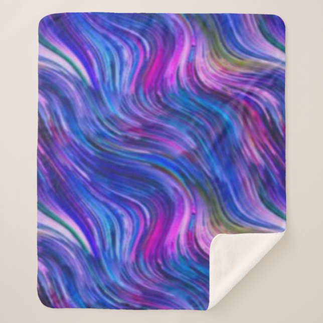 Alkohol Tinte Sherpa Blanket Sherpadecke (Vorderseite)