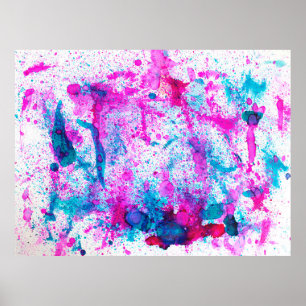 Alkohol-Tinten-Kunst. Abstrakte Malerei. Alkohol-T Poster