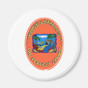 Alkohol und Bahamas Magnet