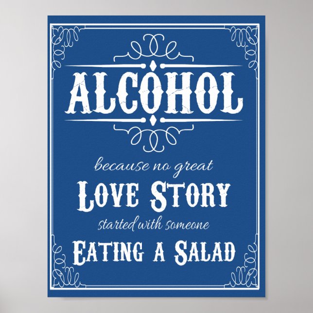 Alkohol, weil keine Geschichte mit Salad Weddin be Poster (Vorne)