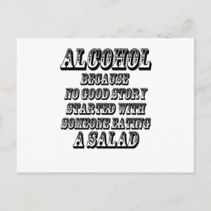 ALKOHOL - Weil Postkarte