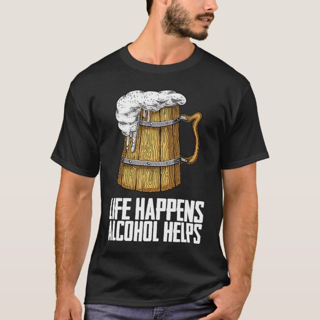 Alkoholbiere 10 T-Shirt (Vorderseite)