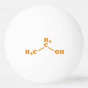Alkoholethanol Molekulare chemische Formel Tischtennisball