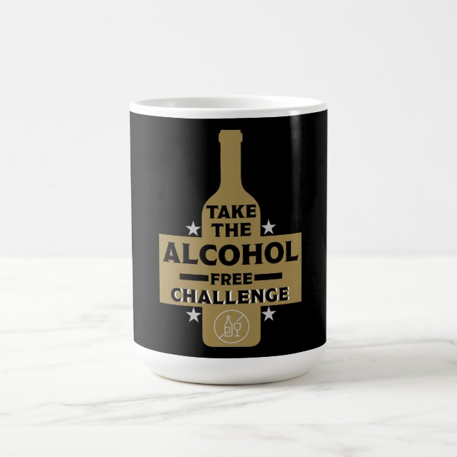 alkoholfrei und nüchtern kaffeetasse (Mittel)