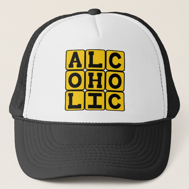 Alkoholiker, Lover of Booze Truckerkappe (Vorderseite)