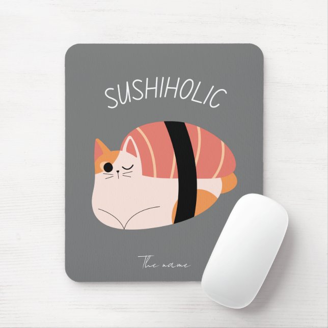 Alkoholiker, Sushikatze Mousepad (Mit Mouse)