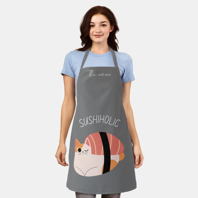 Alkoholiker, Sushikatze Schürze (Getragen)