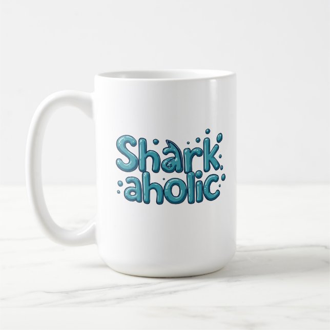Alkoholische Shark Kaffeetasse (Links)
