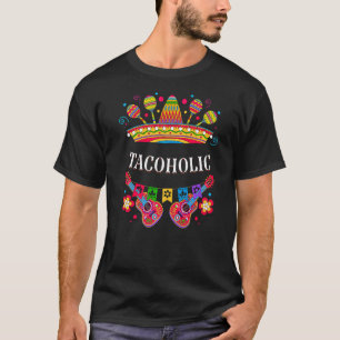 Alkoholischer Taco Cocktail Mexican Food Tequila M T-Shirt