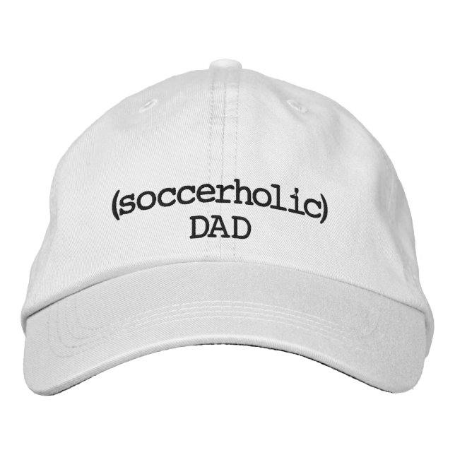Alkoholischer Vater Bestickte Baseballkappe (Vorderseite)