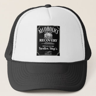 Alkoholkennzeichnung Sobriety - 12 Step Addict Alk Truckerkappe