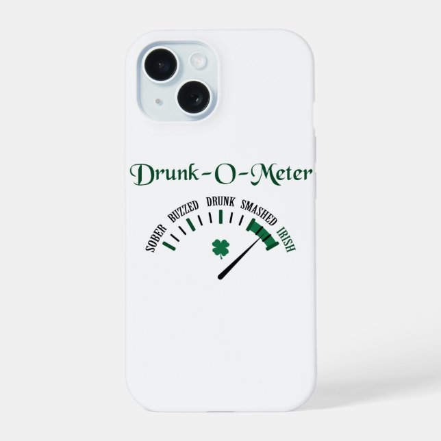 Alkoholmesser iPhone 15 Hülle (Rückseite)