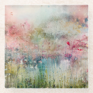 Alkoholtink Abstrakter Untersetzer