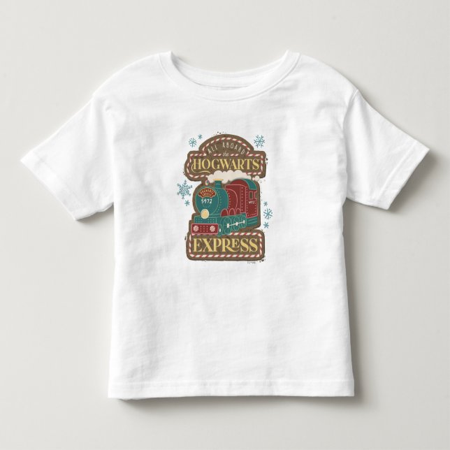All Aboard the HOGWARTS™ Express Christmas Cookie Kleinkind T-shirt (Vorderseite)