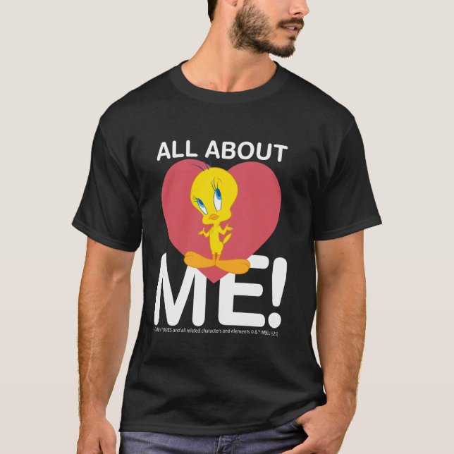 All About Me Tweety Heart Character Love - LOONEY  T-Shirt (Vorderseite)