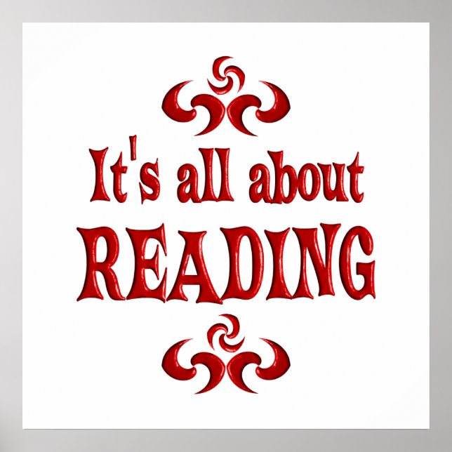 ALL ABOUT READING POSTER (Vorne)