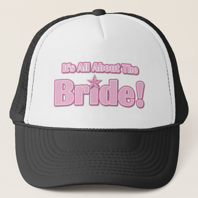 All About The Bride Truckerkappe (Vorderseite)