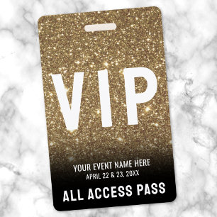 All Access Black Gold VIP Ausweis
