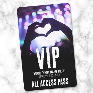 All Access Event VIP Ausweis