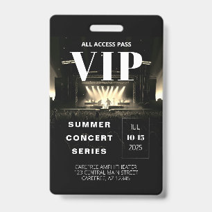 All Access Pass QR Code Concept Abzeichen Ausweis