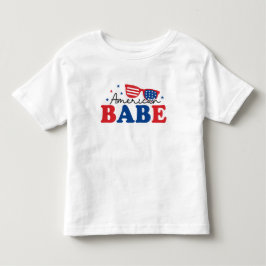 All American Babe - Patriotic Kids T - Shirt