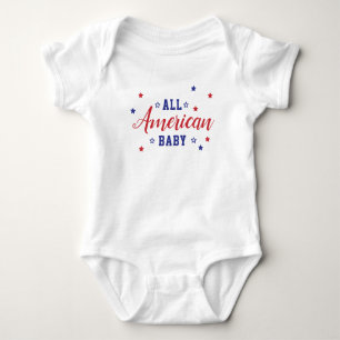 All American Baby 4. Juli Unabhängigkeit Patrioten Strampler