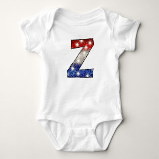 All American Baby Letter Z - 4. Juli USA Strampler