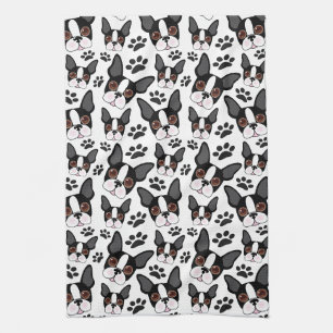 All American Boston Terrier Pet Puppy Geschirrtuch