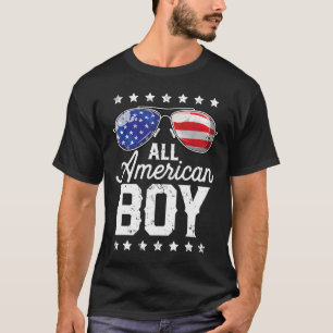 All American Boy 4. Juli Jungs Kinder Sonnenbrille T-Shirt
