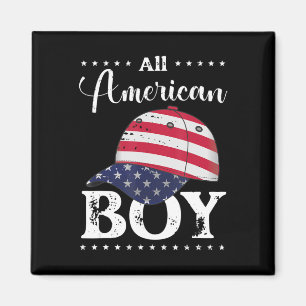 All American Boy Cap - 4. Juli Magnet