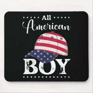 All American Boy Cap - 4. Juli Mousepad