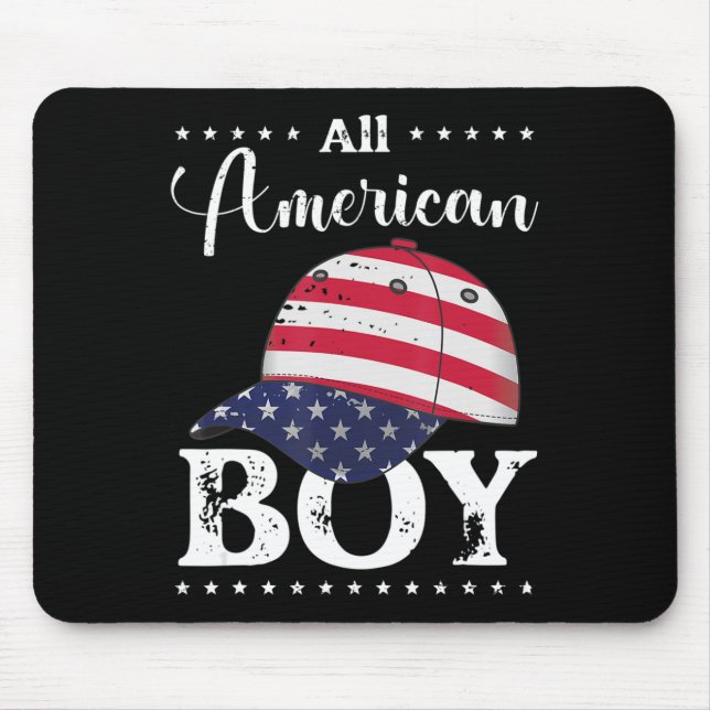All American Boy Cap - 4. Juli Mousepad (Vorne)