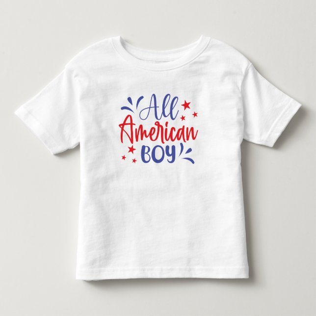 All American Boy Kleinkind T-shirt (Vorderseite)
